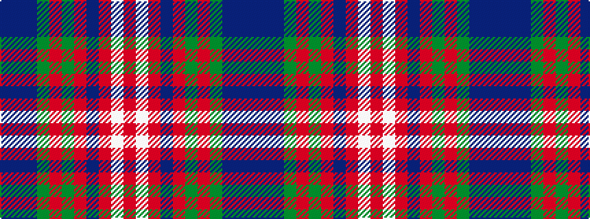 idealised woven sample of pattern BBBGRGRBRWR