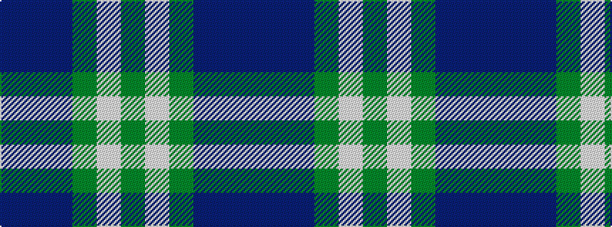idealised woven sample of pattern BBBGWG