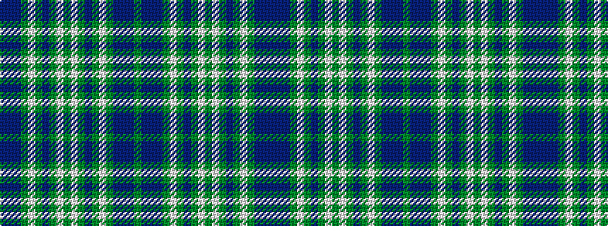 idealised woven sample of pattern BBBGWGBGWGWGBGWGBBBG