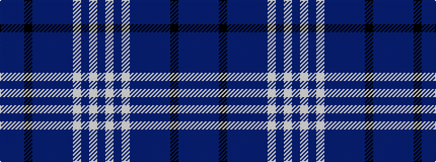 idealised woven sample of pattern BBBKBBBBBWBWB