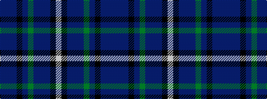 idealised woven sample of pattern BBBKBGBBBKW