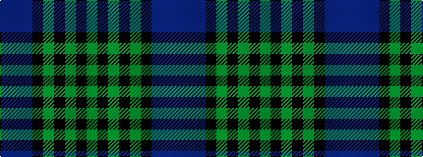 idealised woven sample of pattern BBBKGKGKG
