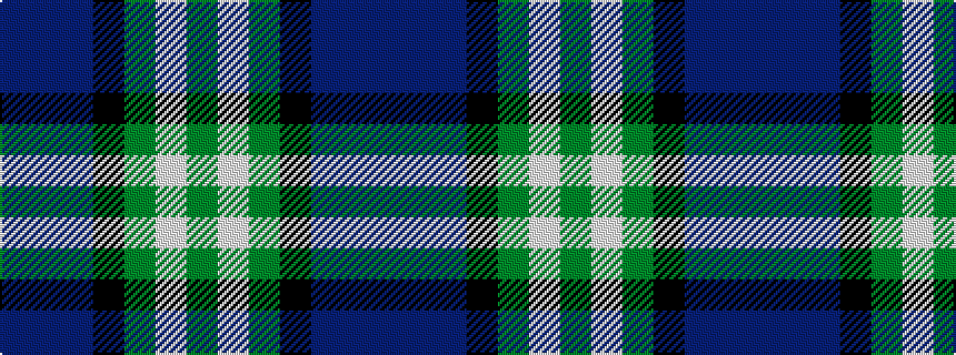 idealised woven sample of pattern BBBKGWG
