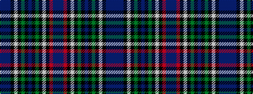 idealised woven sample of pattern BBBKWKGKBKGKWKRBB