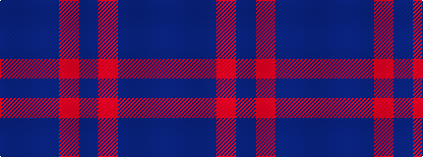 idealised woven sample of pattern BBBRB