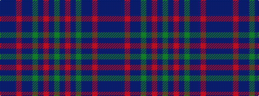 idealised woven sample of pattern BBBRBBGBRBG