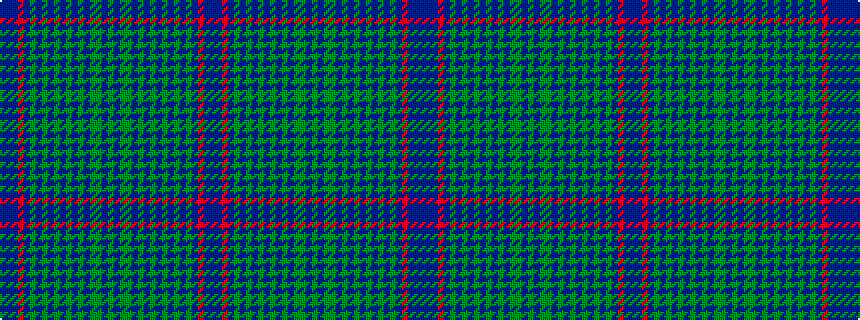 idealised woven sample of pattern BBBRBGBGBGBGBGBGGBGBGGBGBGBGBGBGBRBB