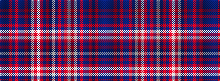 idealised woven sample of pattern BBBRBRBBRBWRWRBRBW
