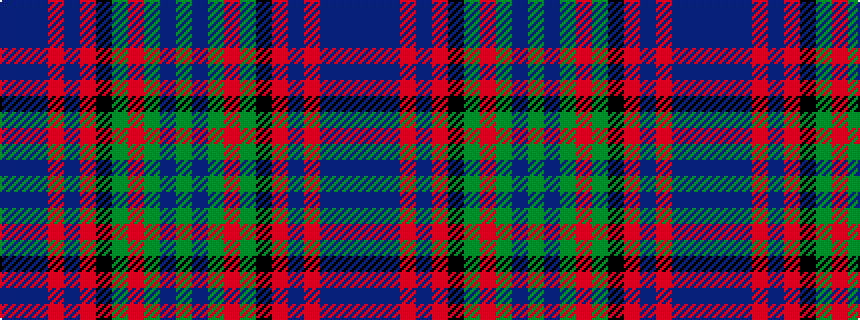 idealised woven sample of pattern BBBRBRKGRGBG