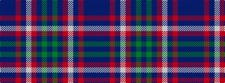 idealised woven sample of pattern BBBRBWRBGB