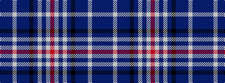 idealised woven sample of pattern BBBWBBBKBWBWR