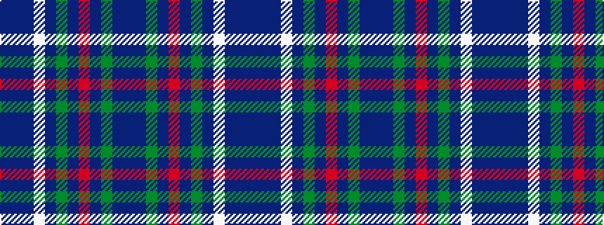 idealised woven sample of pattern BBBWBGBRBGBB