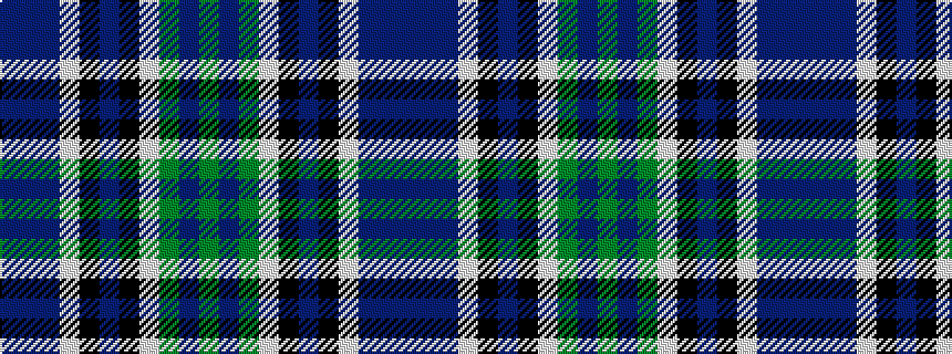 idealised woven sample of pattern BBBWKBKWGBG