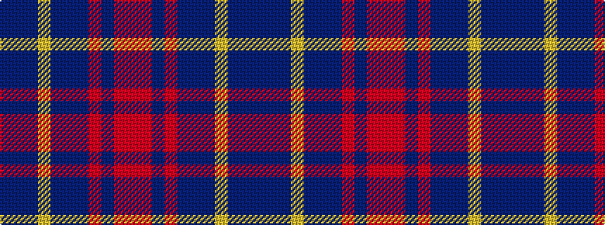 idealised woven sample of pattern BBBYBBBRBRR