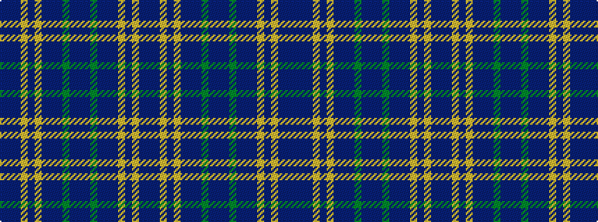 idealised woven sample of pattern BBBYBYBBBGBBBGBBBYBYBB
