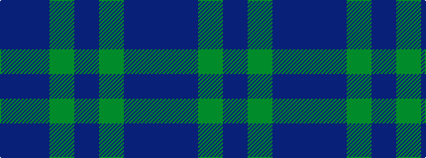 idealised woven sample of pattern BBGB