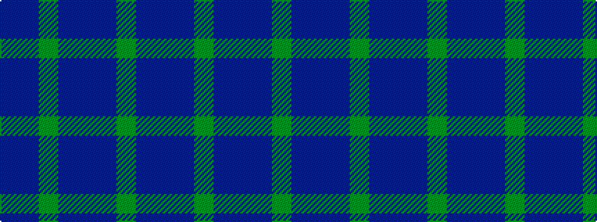 idealised woven sample of pattern BBGBBBG