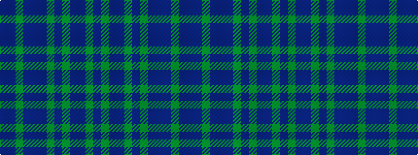 idealised woven sample of pattern BBGBBBGBGBBGB