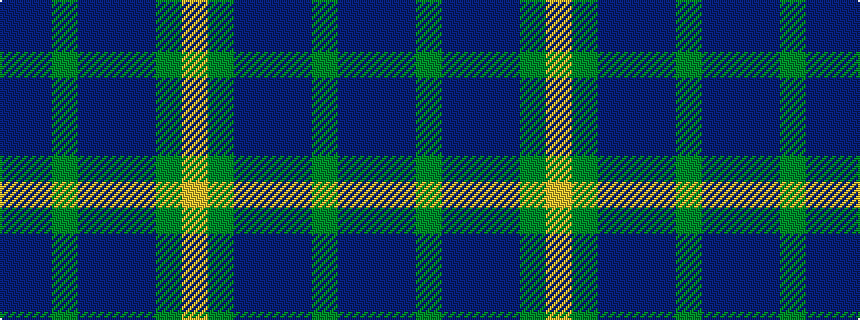 idealised woven sample of pattern BBGBBBGY
