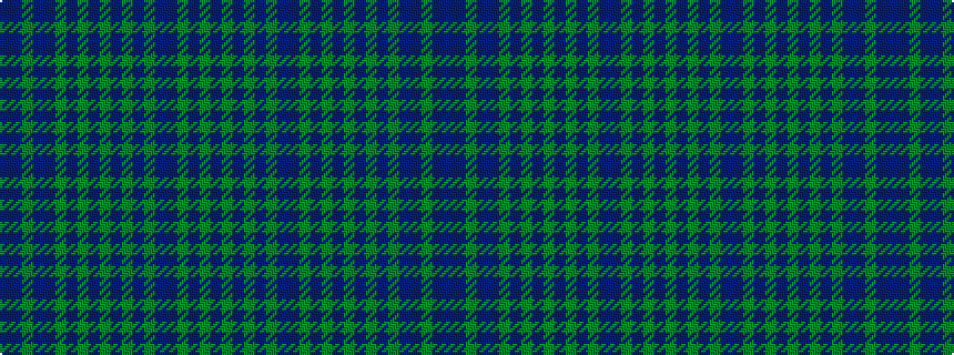 idealised woven sample of pattern BBGBBGBGBGBGBGBBGBGBG