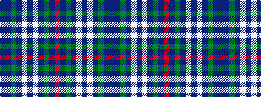 idealised woven sample of pattern BBGBWBWBGBR