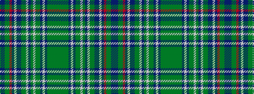 idealised woven sample of pattern BBGGRBWBBGGWBGWGGBWBGGGGG