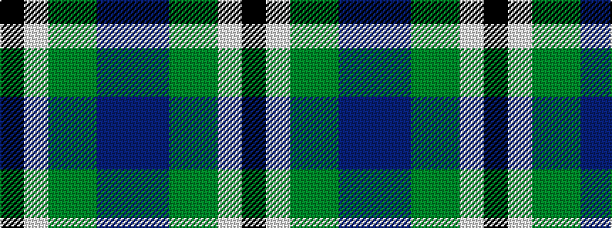 idealised woven sample of pattern BBGGWK