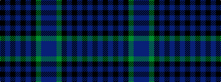 idealised woven sample of pattern BBGKBKBKBK