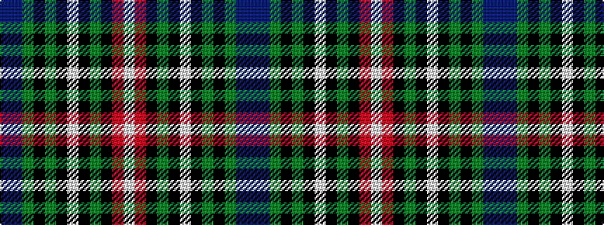 idealised woven sample of pattern BBGKGKWKGKRW