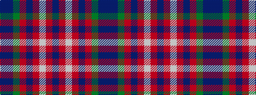 idealised woven sample of pattern BBGRBRWRB