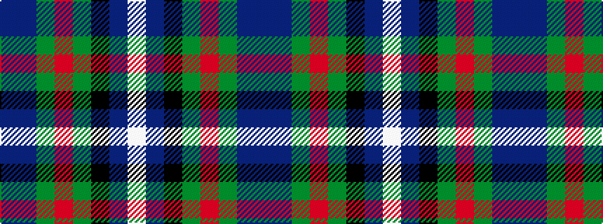idealised woven sample of pattern BBGRGKBW