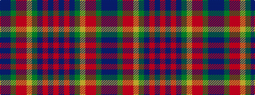 idealised woven sample of pattern BBGRRYGBRBR