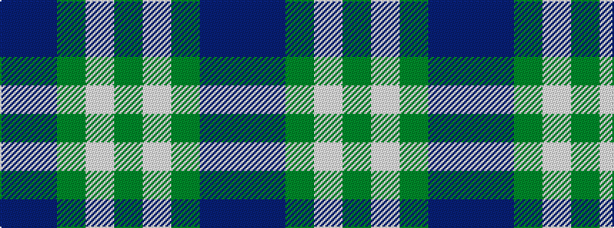 idealised woven sample of pattern BBGWG