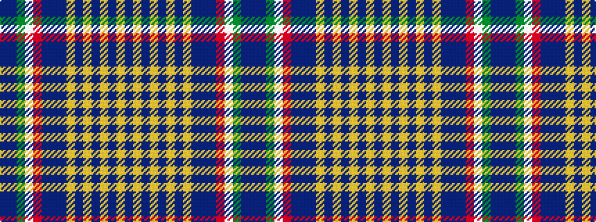 idealised woven sample of pattern BBGWRBBBYBYBYBYB
