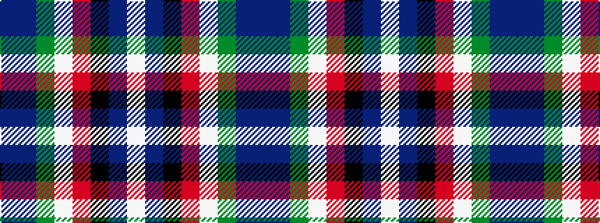 idealised woven sample of pattern BBGWRKBW