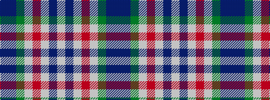 idealised woven sample of pattern BBGWRWBW