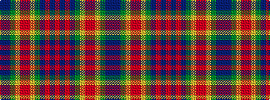 idealised woven sample of pattern BBGYRRYGBRBR