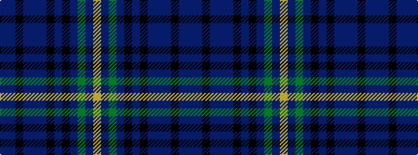 idealised woven sample of pattern BBKBBBKBKBGBY