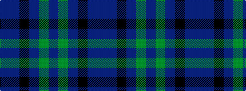 idealised woven sample of pattern BBKBGB