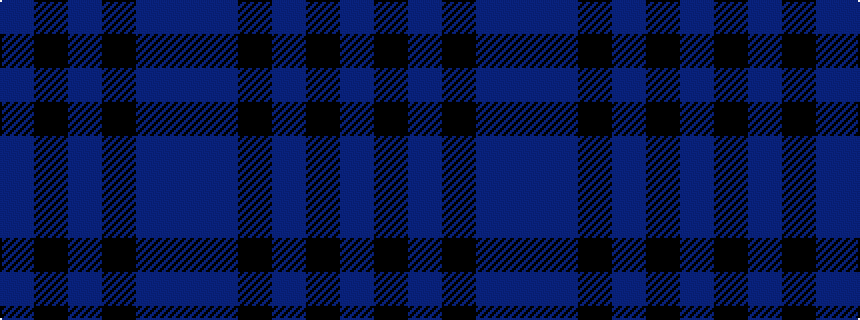idealised woven sample of pattern BBKBKB
