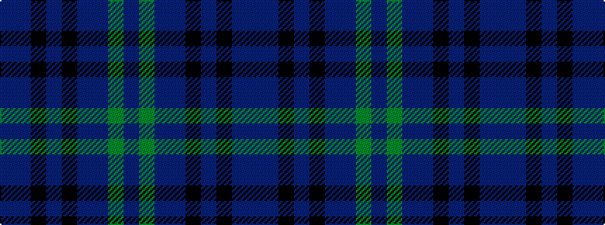idealised woven sample of pattern BBKBKBBGB