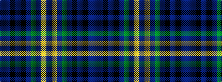 idealised woven sample of pattern BBKBKBGBYB