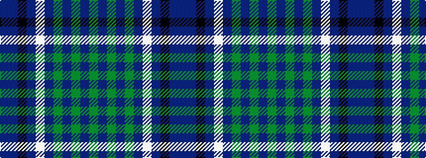 idealised woven sample of pattern BBKBWBGBGBG