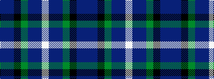 idealised woven sample of pattern BBKGBBW