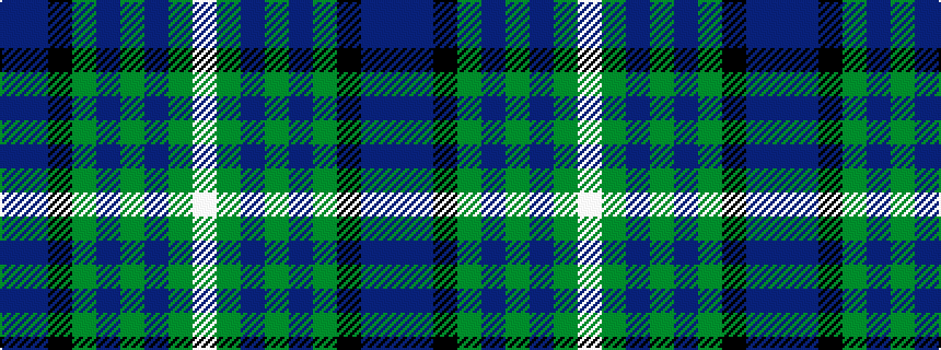 idealised woven sample of pattern BBKGBGBGW