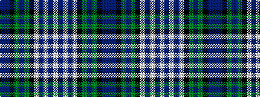 idealised woven sample of pattern BBKGBGKWBWBW