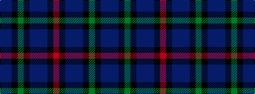 idealised woven sample of pattern BBKGKBBBKR