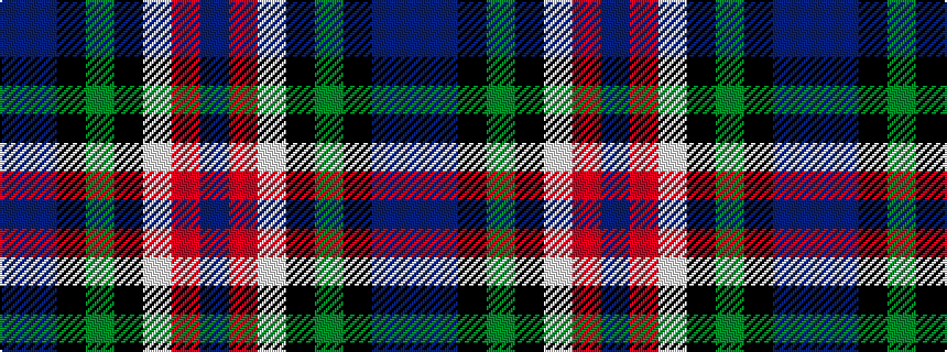 idealised woven sample of pattern BBKGKWRB