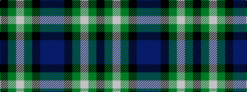 idealised woven sample of pattern BBKGWGK