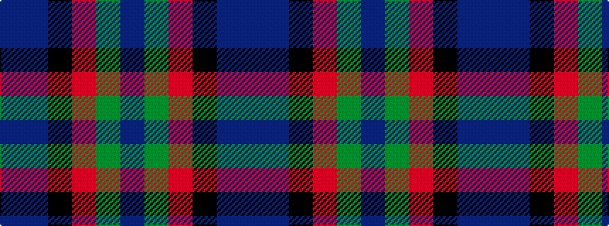 idealised woven sample of pattern BBKRGB